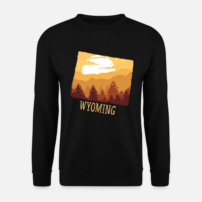 Wyoming - Unisex Pullover - Schwarz