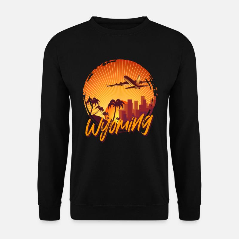 Wyoming - Unisex Pullover - Schwarz