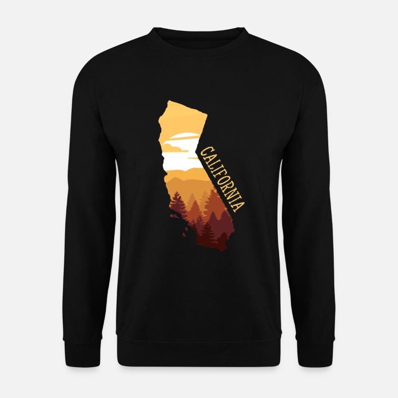 california - Unisex Pullover - Schwarz