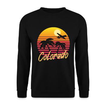 colorado - Unisex Pullover - Schwarz - Vorne - Alina (178cm) & Michal (187cm)