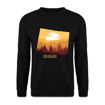 colorado - Unisex Pullover - Schwarz - Vorne - Alina (178cm) & Michal (187cm)