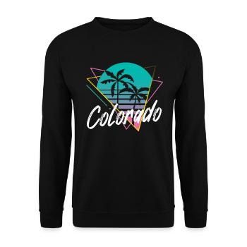 colorado - Unisex Pullover - Schwarz - Vorne - Alina (178cm) & Michal (187cm)