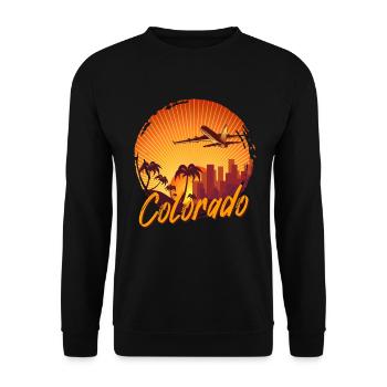 colorado - Unisex Pullover - Schwarz - Vorne - Alina (178cm) & Michal (187cm)
