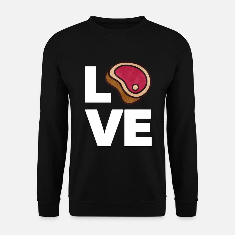 Steak - Unisex Pullover - Schwarz
