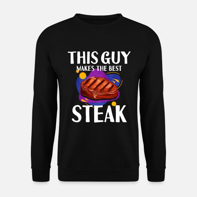 Steak - Unisex Pullover - Schwarz