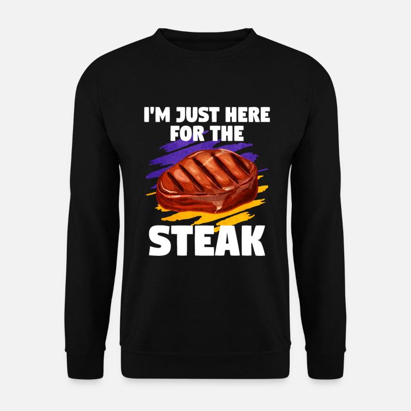 Steak - Unisex Pullover - Schwarz
