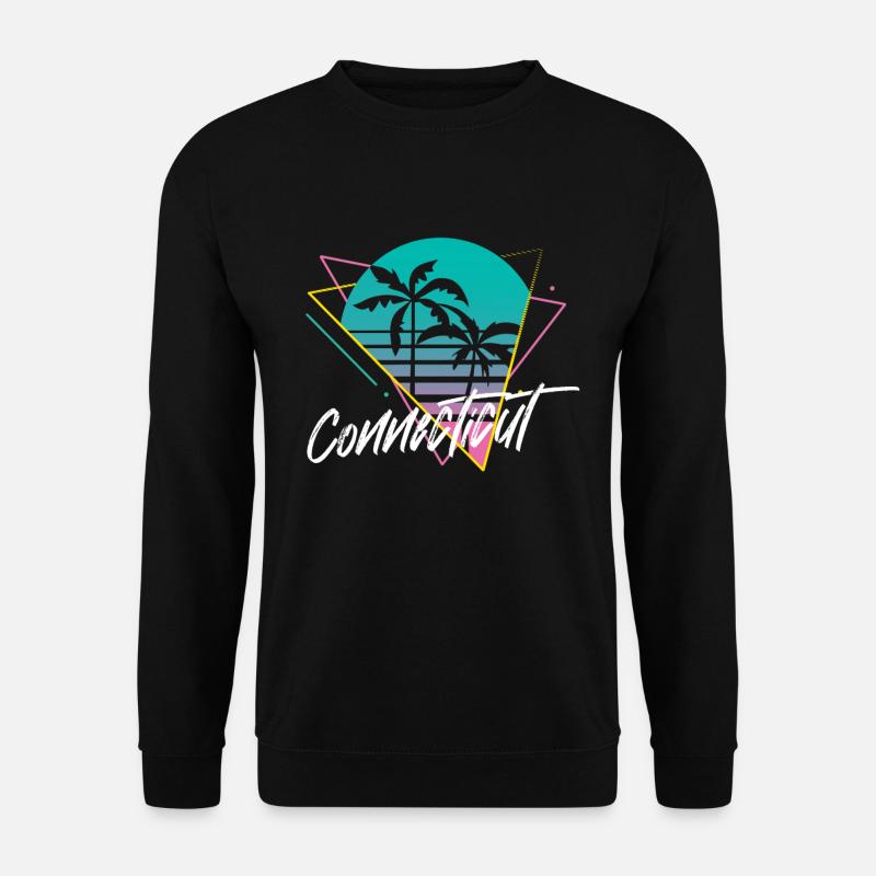 connecticut - Unisex Pullover - Schwarz