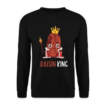 Rosinen - Unisex Pullover - Schwarz - Vorne - Alina (178cm) & Michal (187cm)