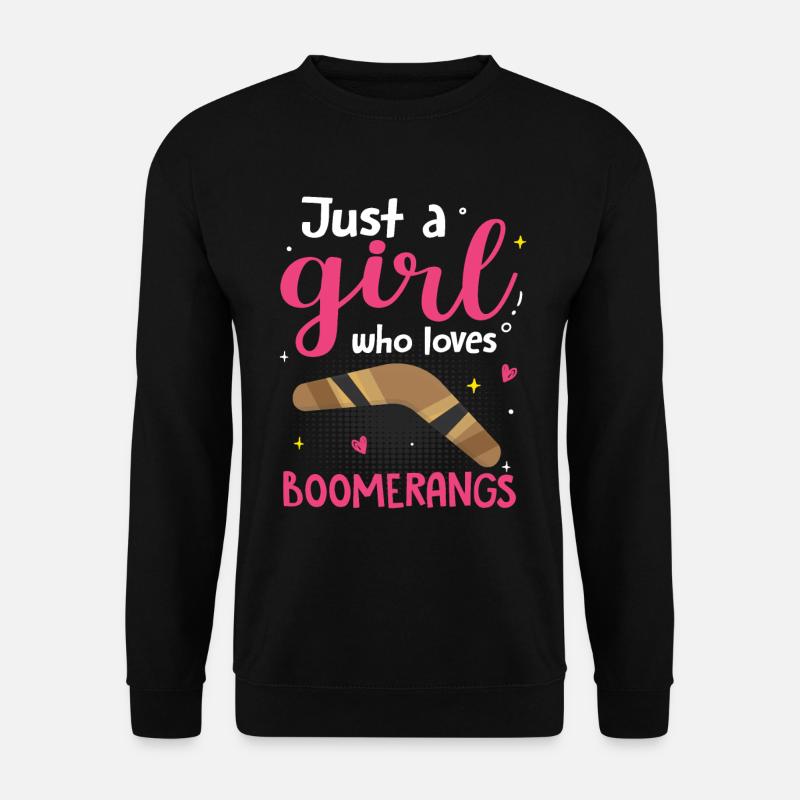 Boomerang - Unisex Sweatshirt - black