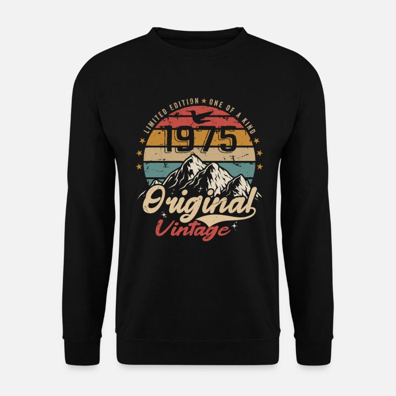 Original Vintage 1975 limitierte Auflage 1975 - Unisex Pullover - Schwarz