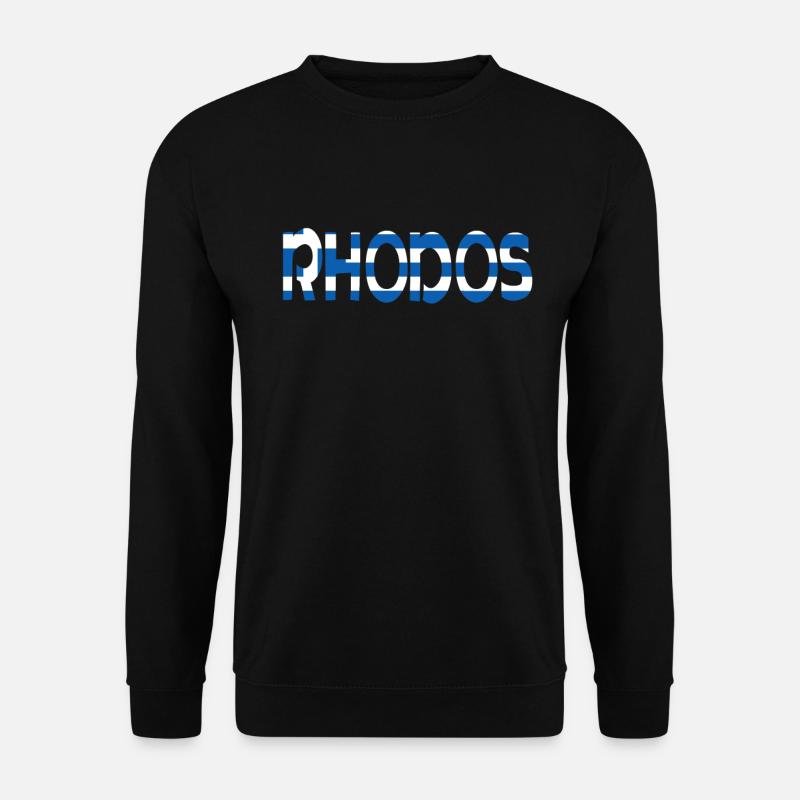 Rhodos - Unisex Pullover - Schwarz
