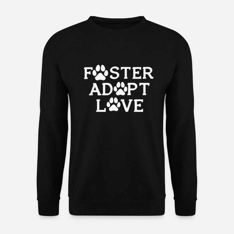 Tiere Retten Adoptieren Pflegen - Unisex Pullover - Schwarz