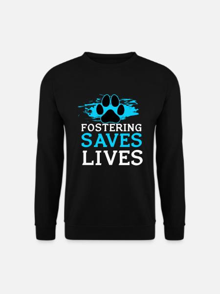 Tiere Retten Adoptieren Pflegen - Unisex Pullover - Schwarz