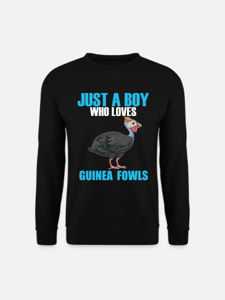 Perlhühner Perlhuhn Guinea Fowl - Unisex Sweatshirt - black
