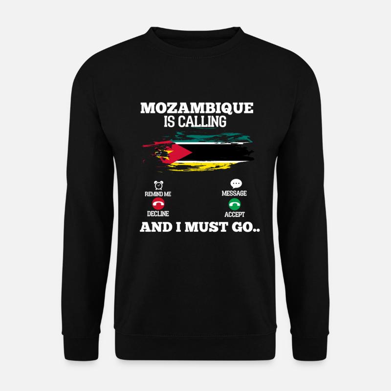 Mozambique - Unisex Pullover - Schwarz
