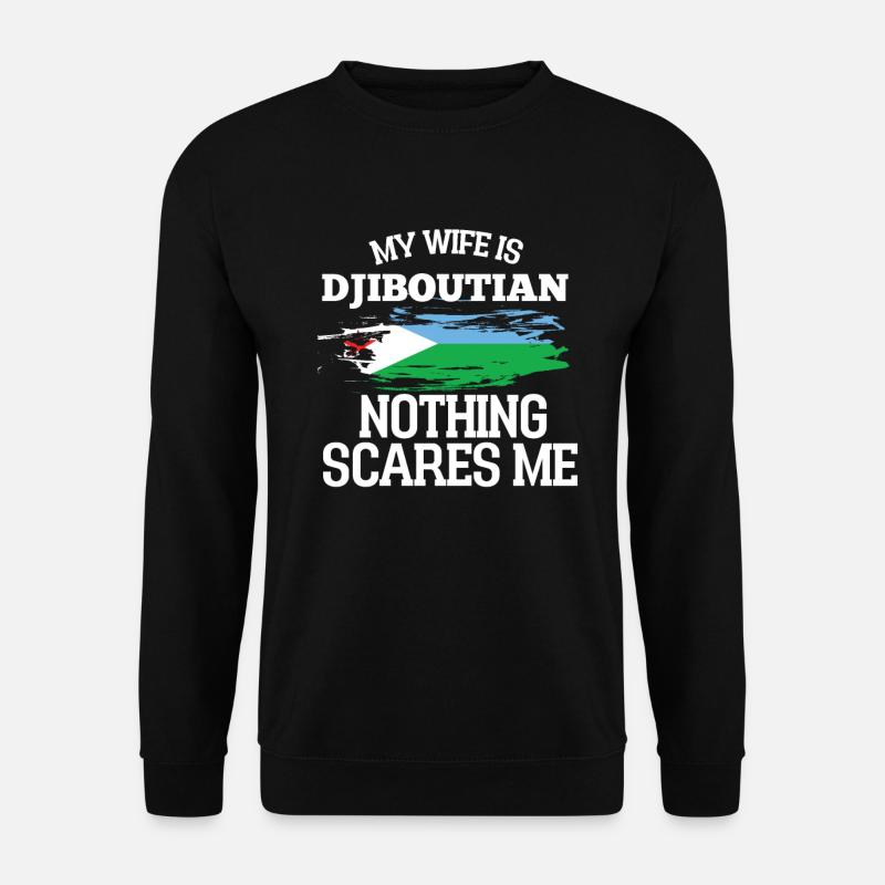 Dschibuti Ehefrau - Unisex Pullover - Schwarz
