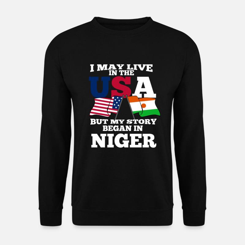 Niger - Unisex Pullover - Schwarz