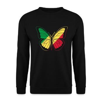 Congo - Unisex Sweatshirt - black - Front - Alina (178cm) & Michal (187cm)