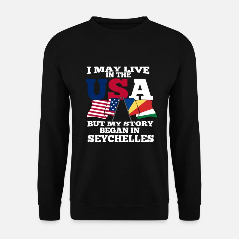 Seychellen - Unisex Pullover - Schwarz