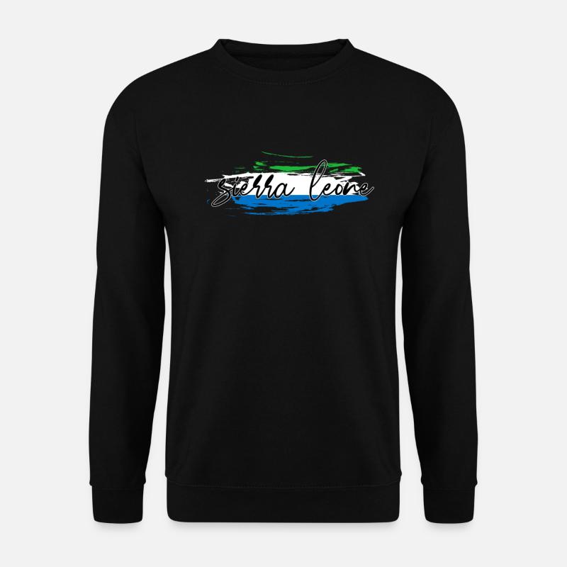 Sierra Leone - Unisex Pullover - Schwarz