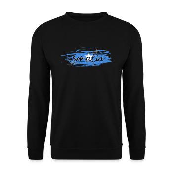 Somalie - Sweat-shirt Unisexe - noir - Devant - Alina (178cm) & Michal (187cm)