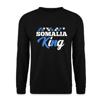 Somalia - Unisex Pullover - Schwarz - Vorne - Alina (178cm) & Michal (187cm)