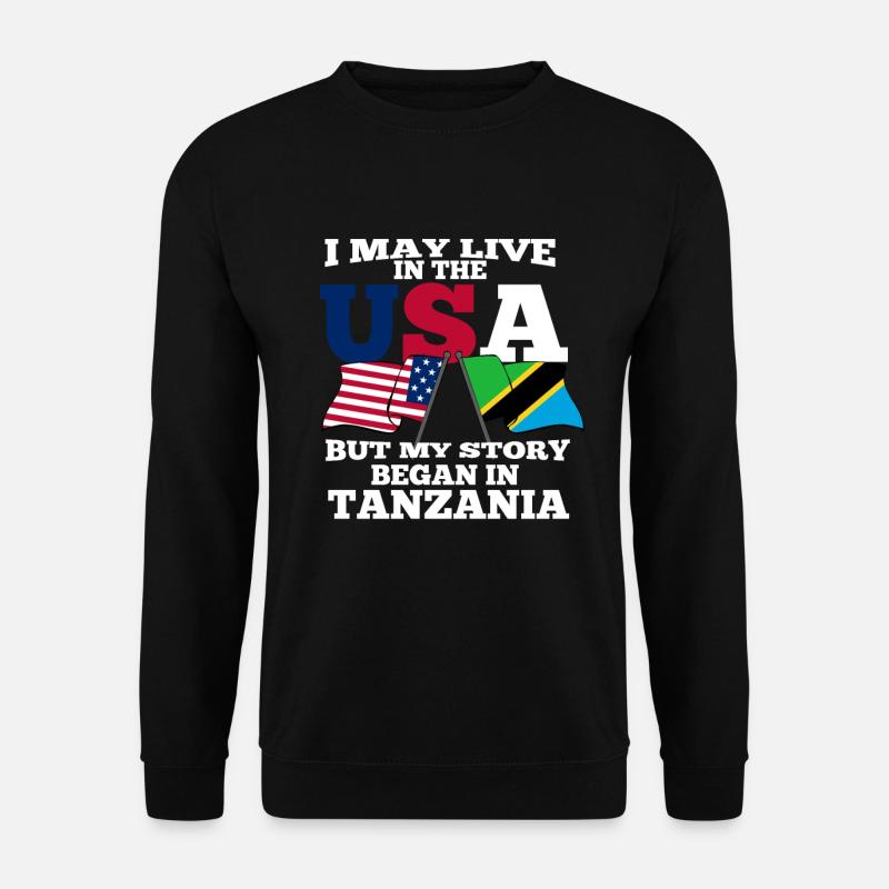 Tansania - Unisex Pullover - Schwarz