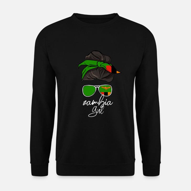 Sambia - Unisex Pullover - Schwarz