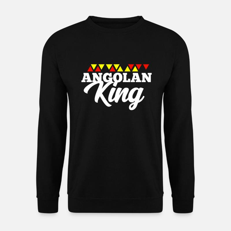 Angola - Unisex Pullover - Schwarz
