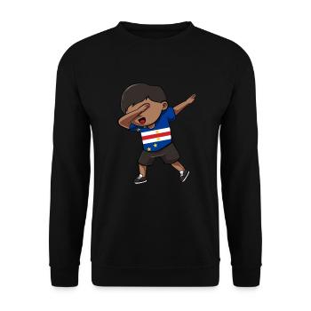 Cape Verde - Unisex Pullover - Schwarz - Vorne - Alina (178cm) & Michal (187cm)