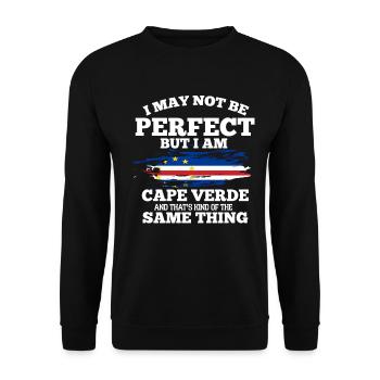 Cape Verde - Unisex Pullover - Schwarz - Vorne - Alina (178cm) & Michal (187cm)