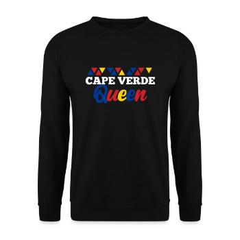 Cape Verde - Unisex Pullover - Schwarz - Vorne - Alina (178cm) & Michal (187cm)