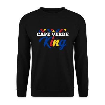 Cape Verde - Unisex Pullover - Schwarz - Vorne - Alina (178cm) & Michal (187cm)