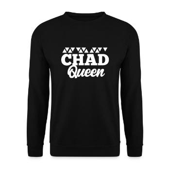 Chad - Unisex Sweatshirt - black - Front - Alina (178cm) & Michal (187cm)