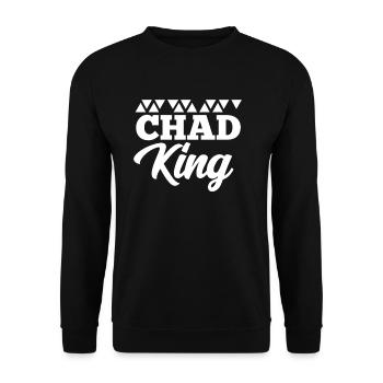 Chad - Unisex Sweatshirt - black - Front - Alina (178cm) & Michal (187cm)