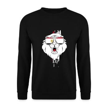 Egypt - Unisex Sweatshirt - black - Front - Alina (178cm) & Michal (187cm)