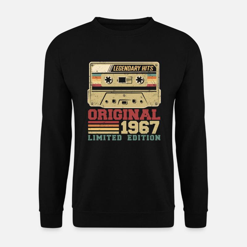 Original 1967 Vintage Jubiläumsgeschenk 1967 - Unisex Pullover - Schwarz