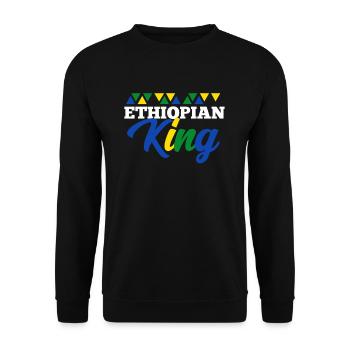 Éthiopie - Sweat-shirt Unisexe - noir - Devant - Alina (178cm) & Michal (187cm)