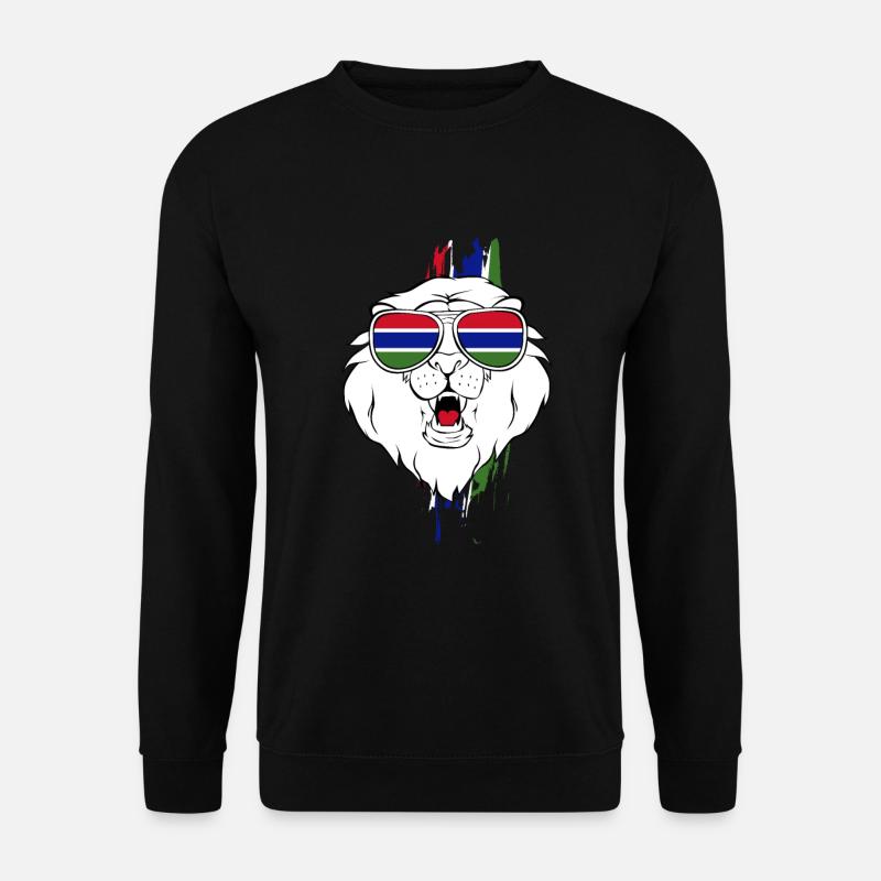 Gambia - Unisex Pullover - Schwarz