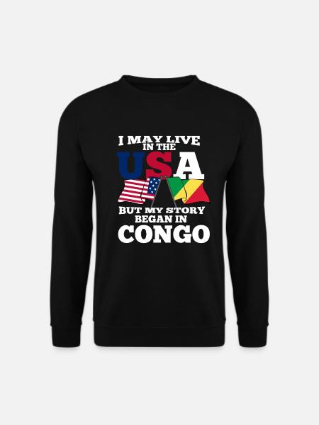Congo America Usa Gift - Unisex Sweatshirt - black