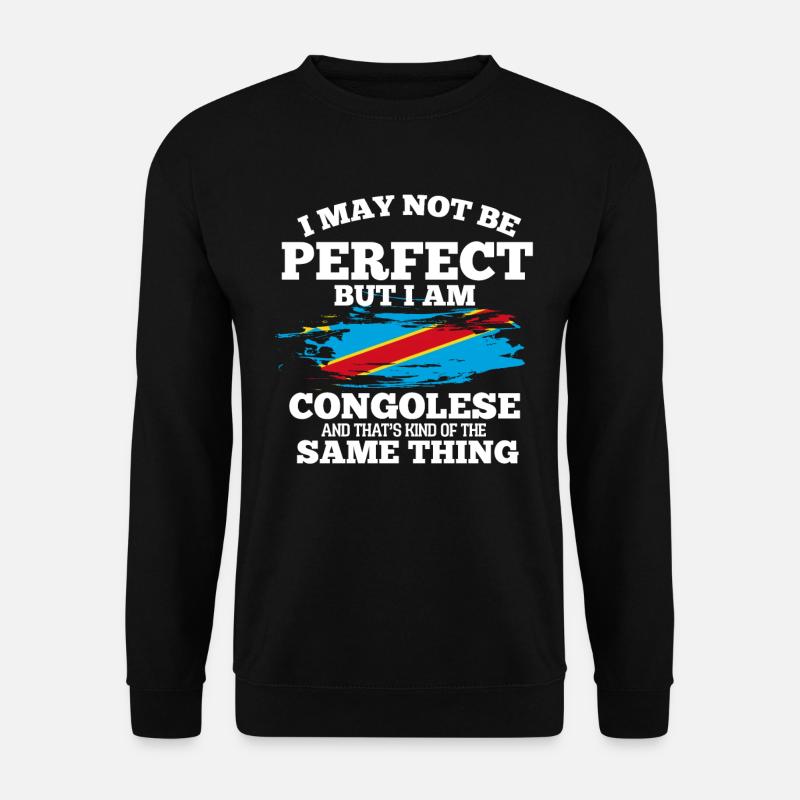 Kongo - Unisex Pullover - Schwarz