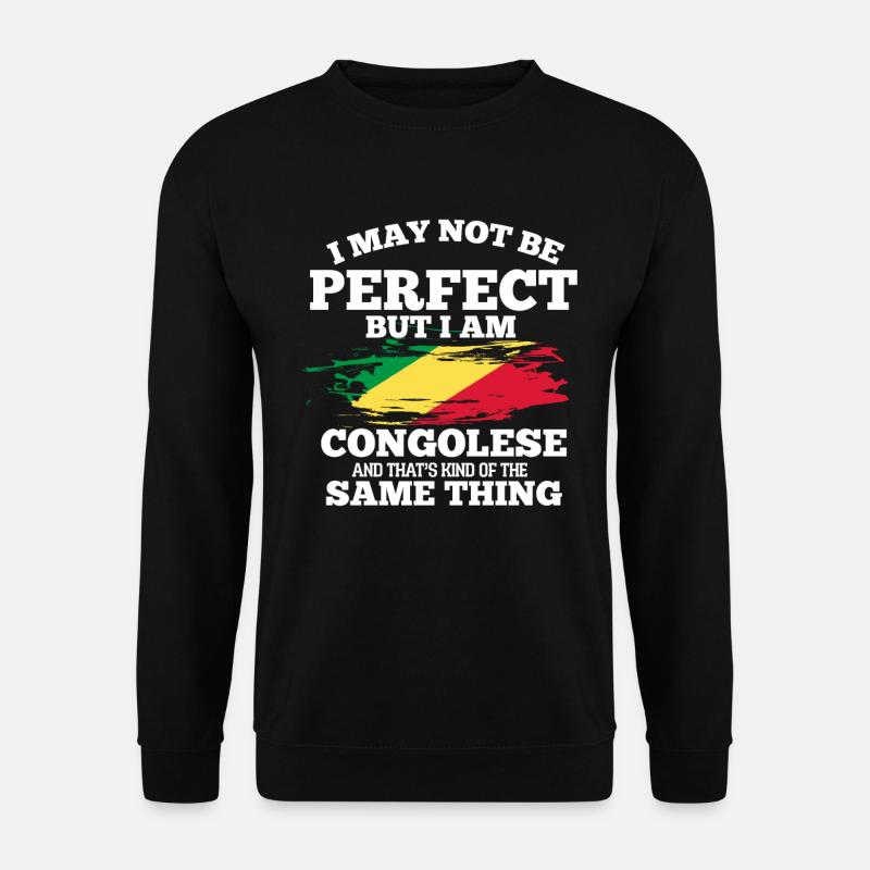 Kongo - Unisex Pullover - Schwarz