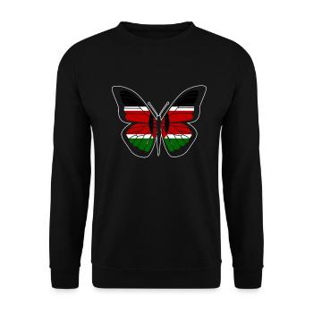 Kenia - Unisex Pullover - Schwarz - Vorne - Alina (178cm) & Michal (187cm)