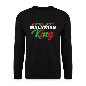Malawi - Unisex Sweatshirt - black - Front - Alina (178cm) & Michal (187cm)