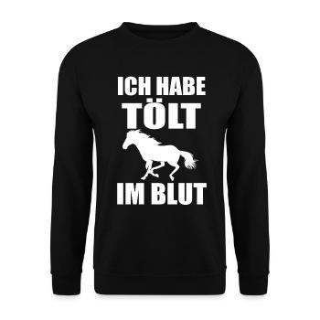 Isländer Islandpferd Islandpferde Geschenk - Sweat-shirt Unisexe - noir - Devant - Alina (178cm) & Michal (187cm)