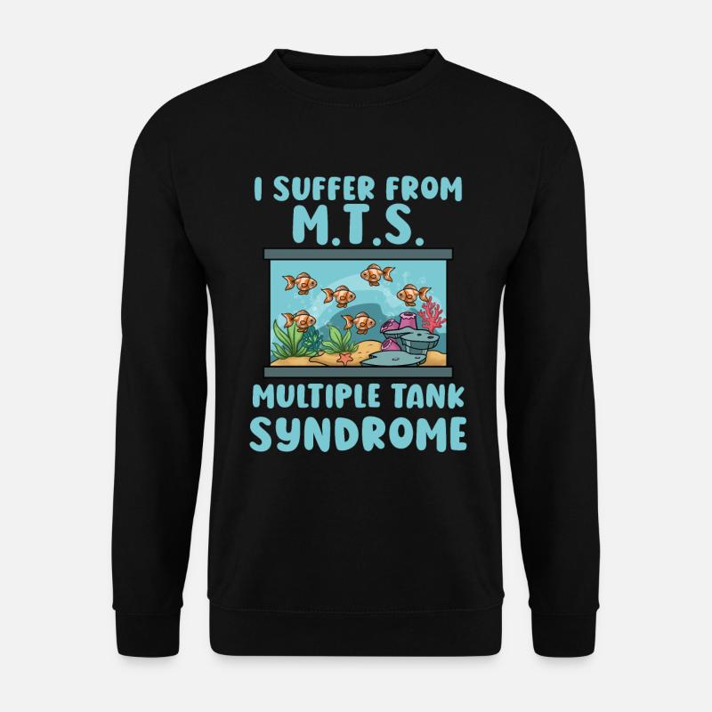 Aquarium Fisch Geschenk - Unisex Pullover - Schwarz