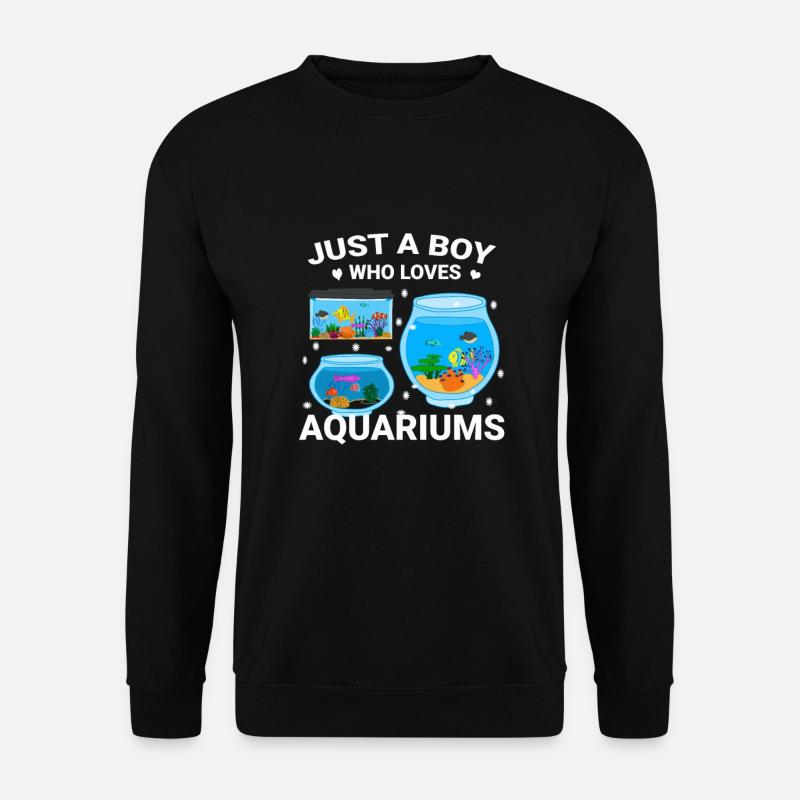 Cadeau de poisson d’aquarium - Sweat-shirt Unisexe - noir