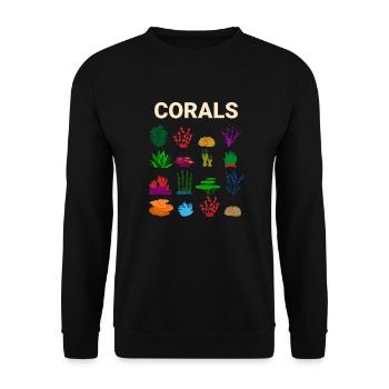 Aquarium Fish Gift - Unisex Sweatshirt - black - Front - Alina (178cm) & Michal (187cm)