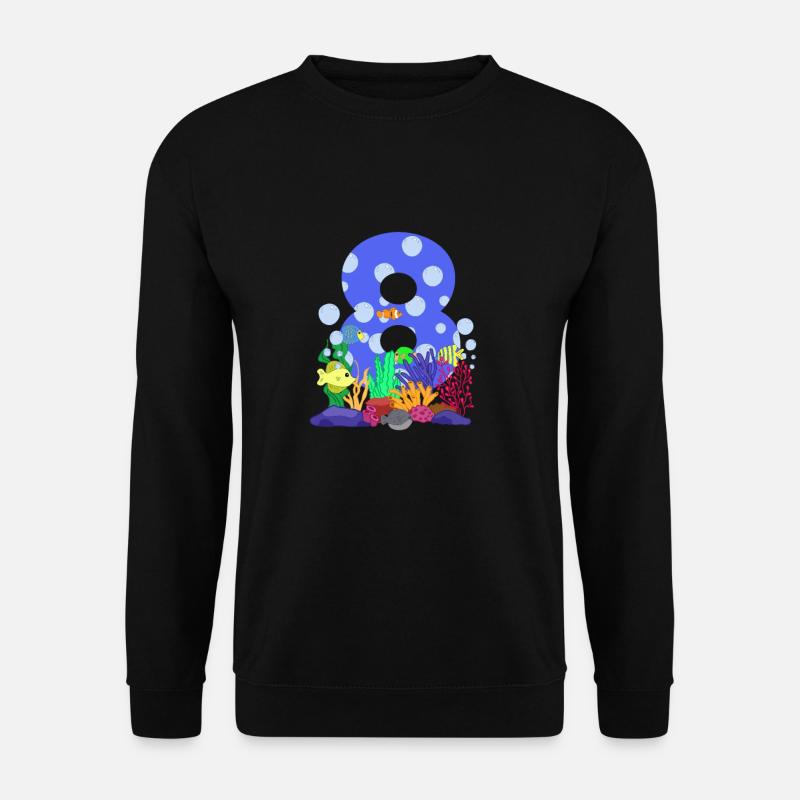 Aquarium Fisch Geschenk - Unisex Pullover - Schwarz