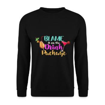 Cruise Cruise Ship Gift - Unisex Sweatshirt - black - Front - Alina (178cm) & Michal (187cm)